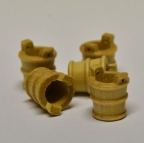 Model boat fittings Boxwood buckets 32422